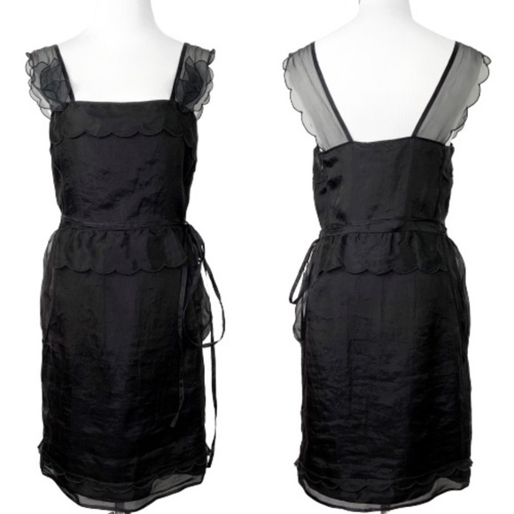 NWT Stella McCartney Black Silk Cocktail Dress 4 - Picture 2 of 14